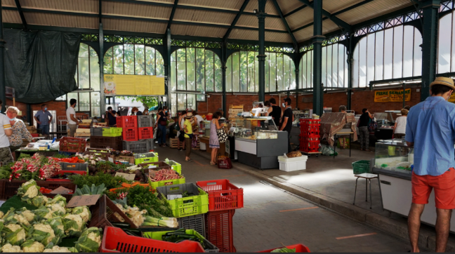 Halles Saint-Joseph Clermont-Ferrand, marché couvert accessible